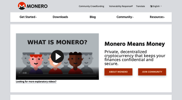 web.getmonero.org