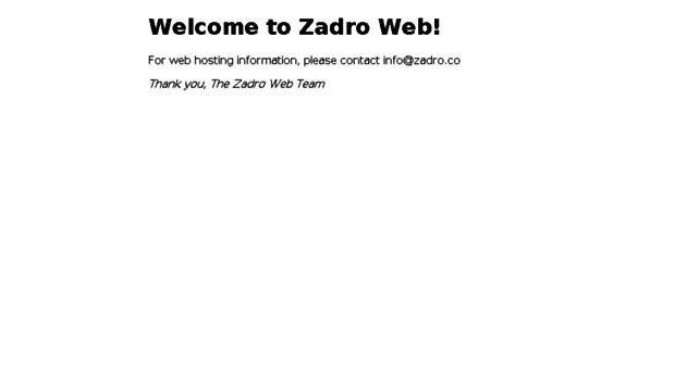 web.zadro.co