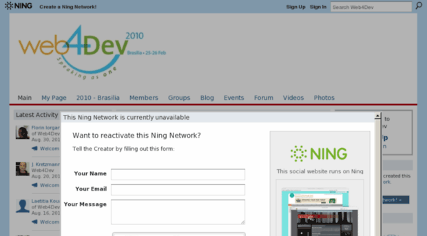 web4dev2010.ning.com