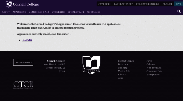 webapps.cornellcollege.edu