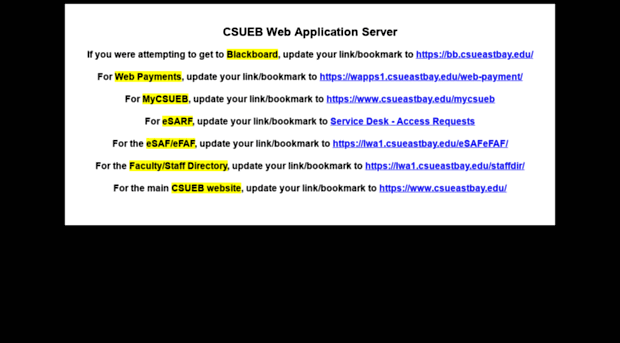 webapps.csueastbay.edu