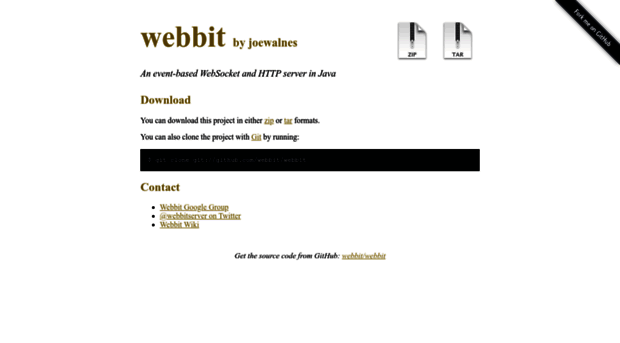 webbitserver.org