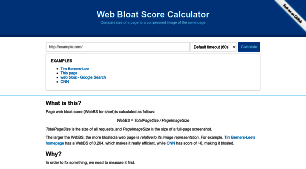 webbloatscore.com