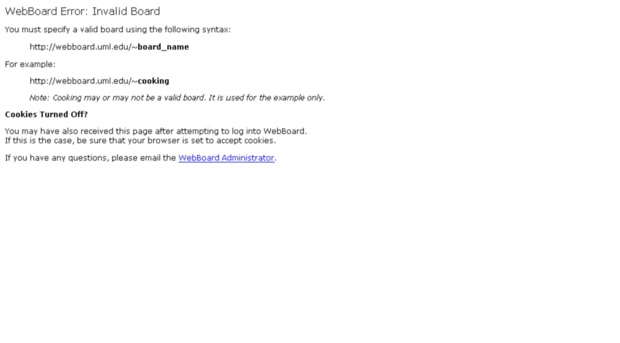 webboard.uml.edu