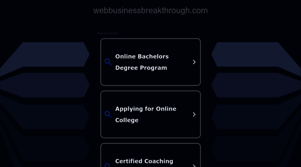 webbusinessbreakthrough.com