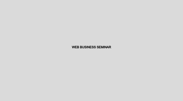 webbusinessseminar.net