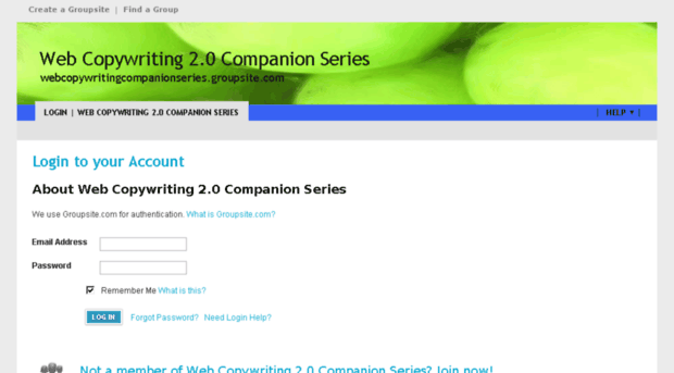 webcopywritingcompanionseries.groupsite.com