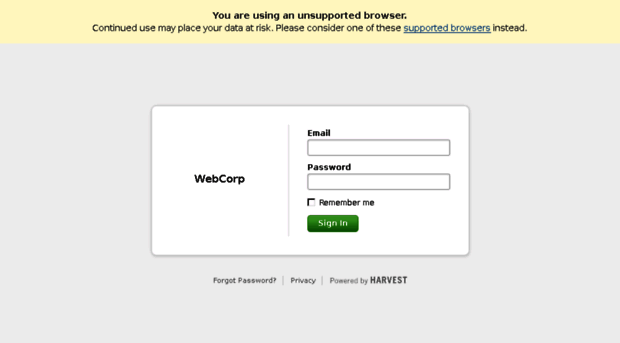 webcorp.harvestapp.com