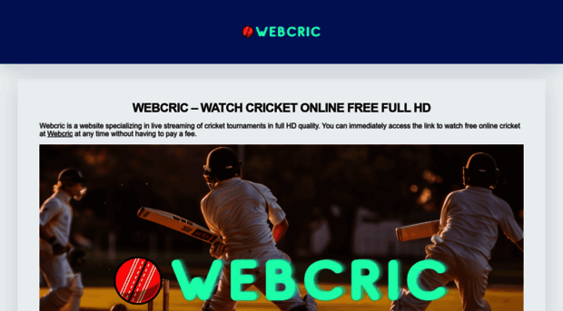 webcric.stream