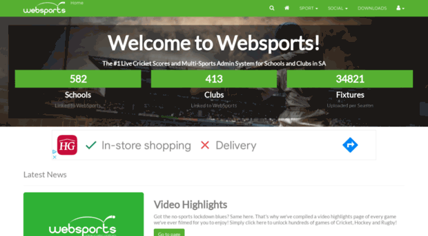 webcricket.co.za