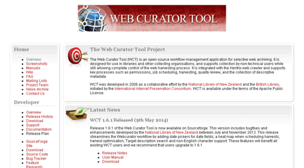 webcurator.sf.net