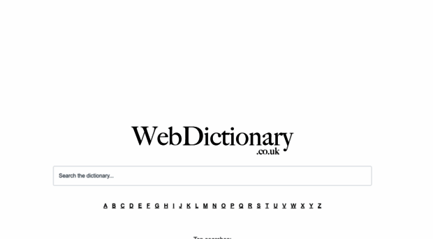 webdictionary.co.uk