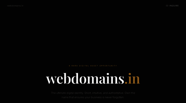 webdomains.in