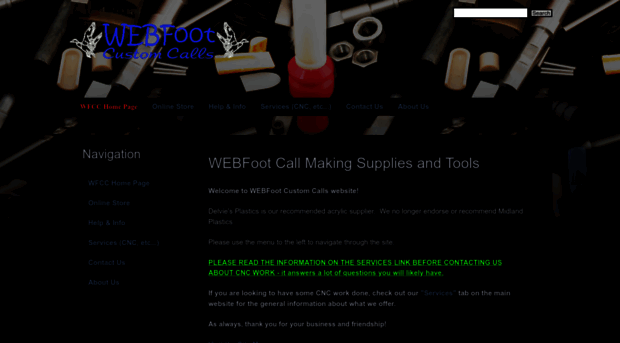 webfootcustomcalls.com