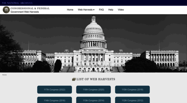 webharvest.gov