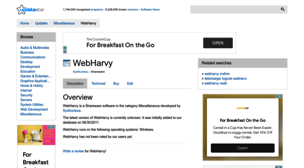 webharvy.updatestar.com