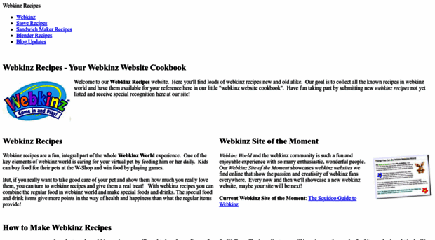 webkinz-recipes.weebly.com