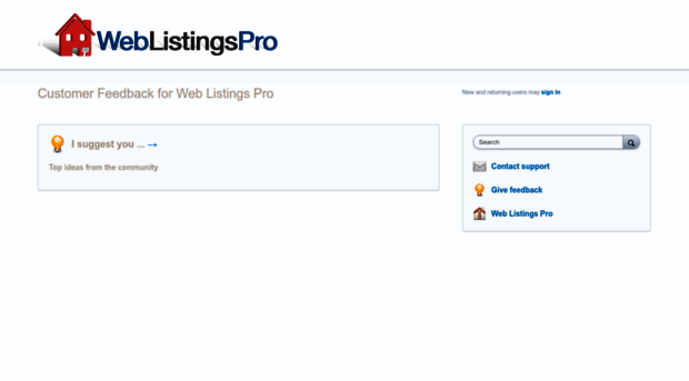 weblistingspro.uservoice.com