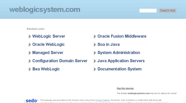 weblogicsystem.com
