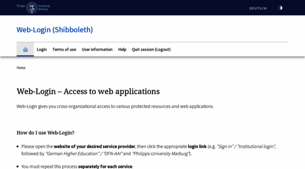 weblogin.uni-marburg.de