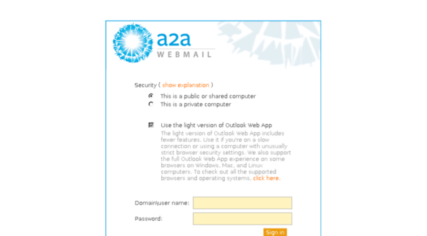 webmail.a2a.eu