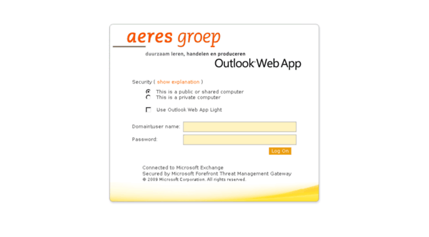 webmail.aeres.nl