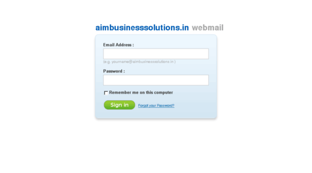 webmail.aimbusinesssolutions.in