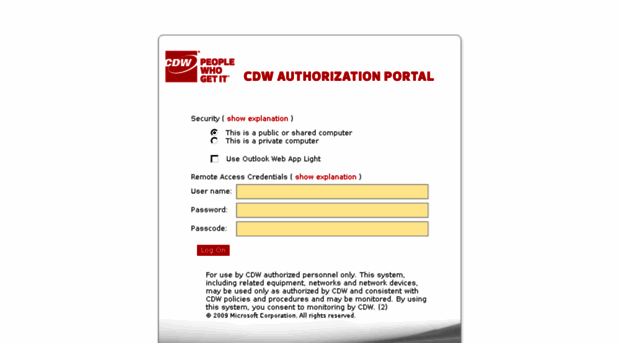 webmail.cdw.com