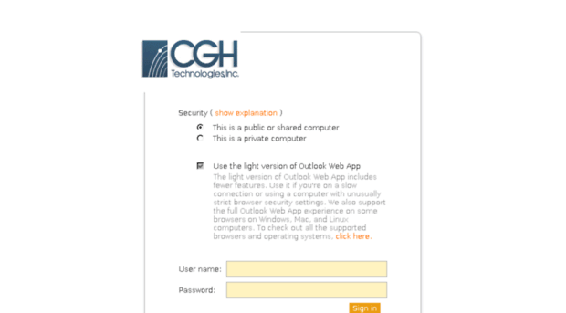 webmail.cghtech.com