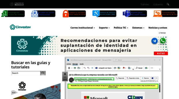 webmail.cinvestav.mx
