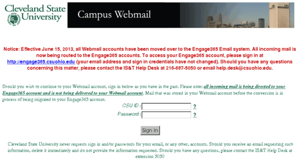 webmail.csuohio.edu