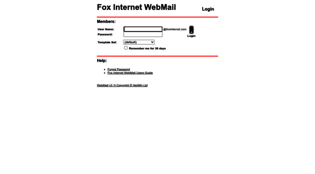 webmail.foxinternet.com