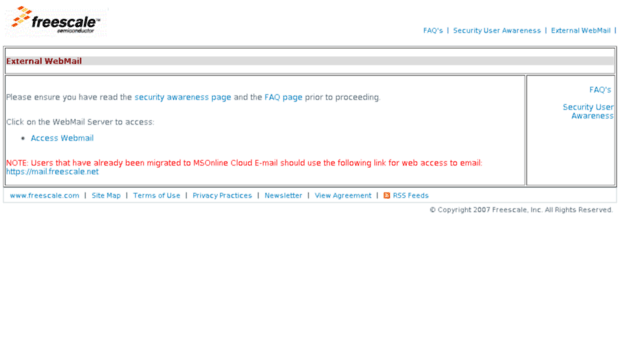 webmail.freescale.com