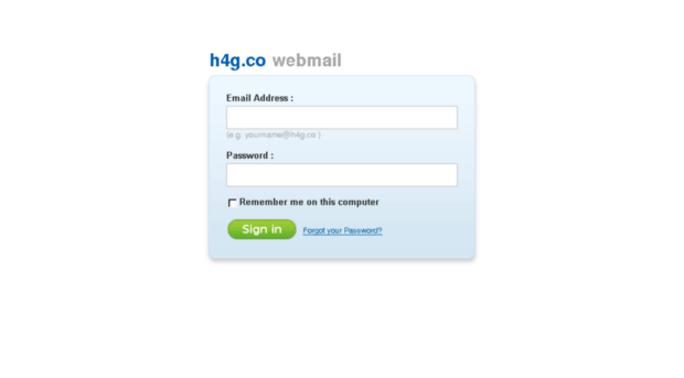webmail.h4g.co