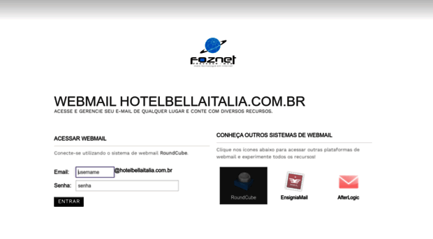 webmail.hotelbellaitalia.com.br