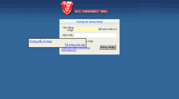 webmail.hueuni.edu.vn