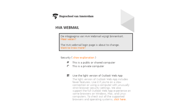 webmail.hva.nl