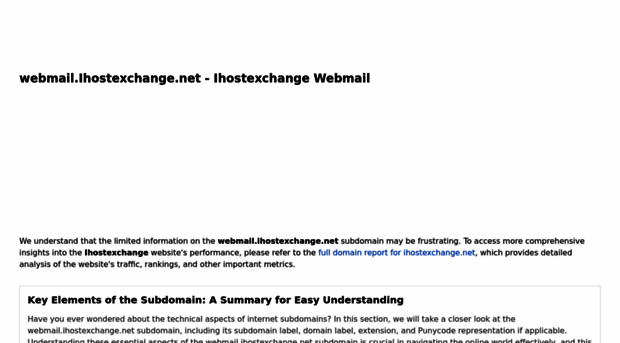 webmail.ihostexchange.net.ipaddress.com