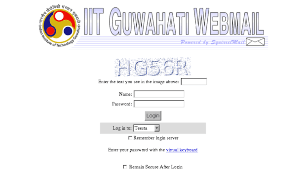 webmail.iitg.ernet.in