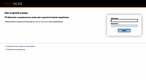 webmail.itu.edu.tr