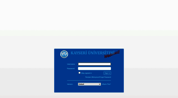 webmail.kayseri.edu.tr