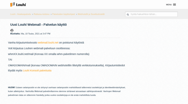 webmail.louhi.net