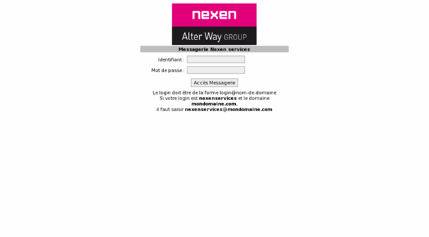 webmail.nexenservices.com