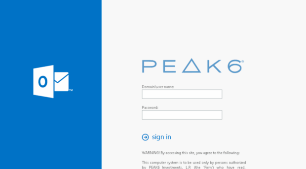webmail.peak6.com