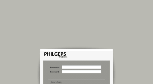 webmail.philgeps.gov.ph