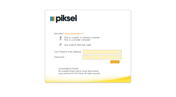 webmail.piksel.com