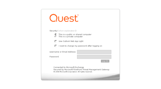 webmail.quest.com