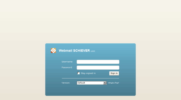 webmail.schiever.fr