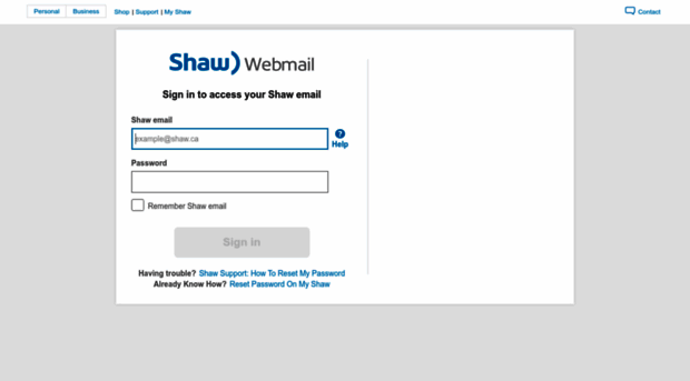 webmail.shaw.ca