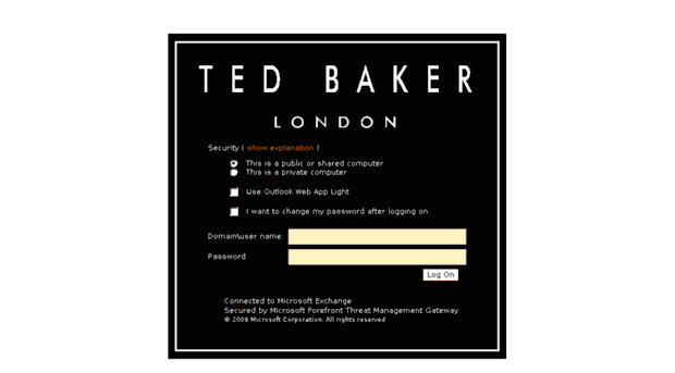 webmail.tedbaker.com